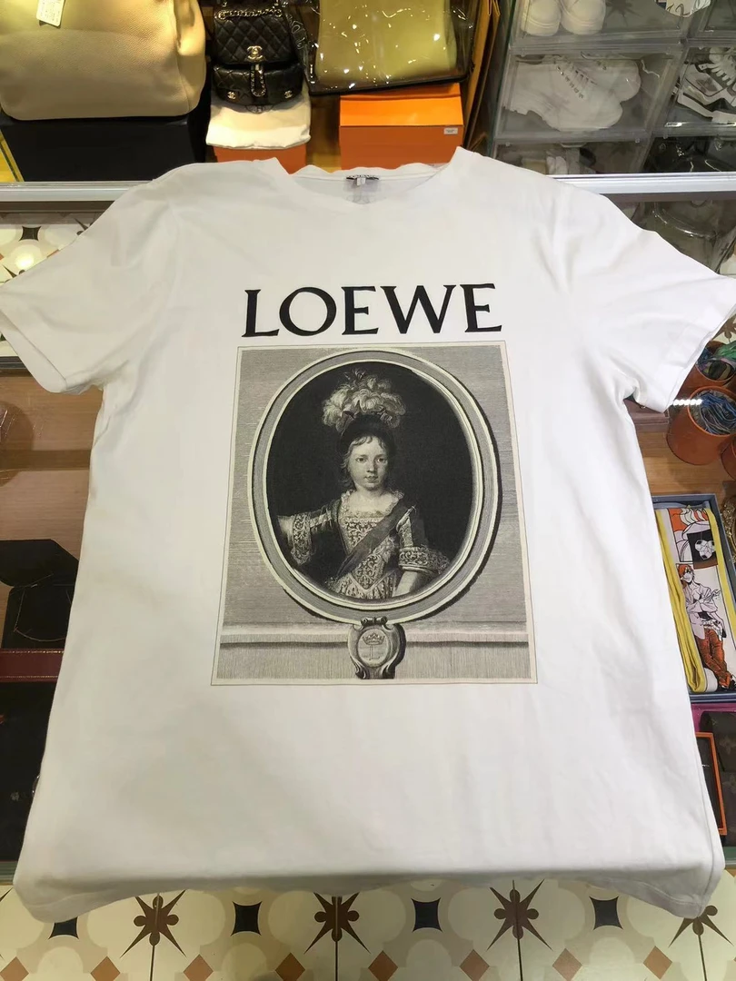 98新/LOEWE/罗意威/葡萄籽奢潮/抽象艺术T恤