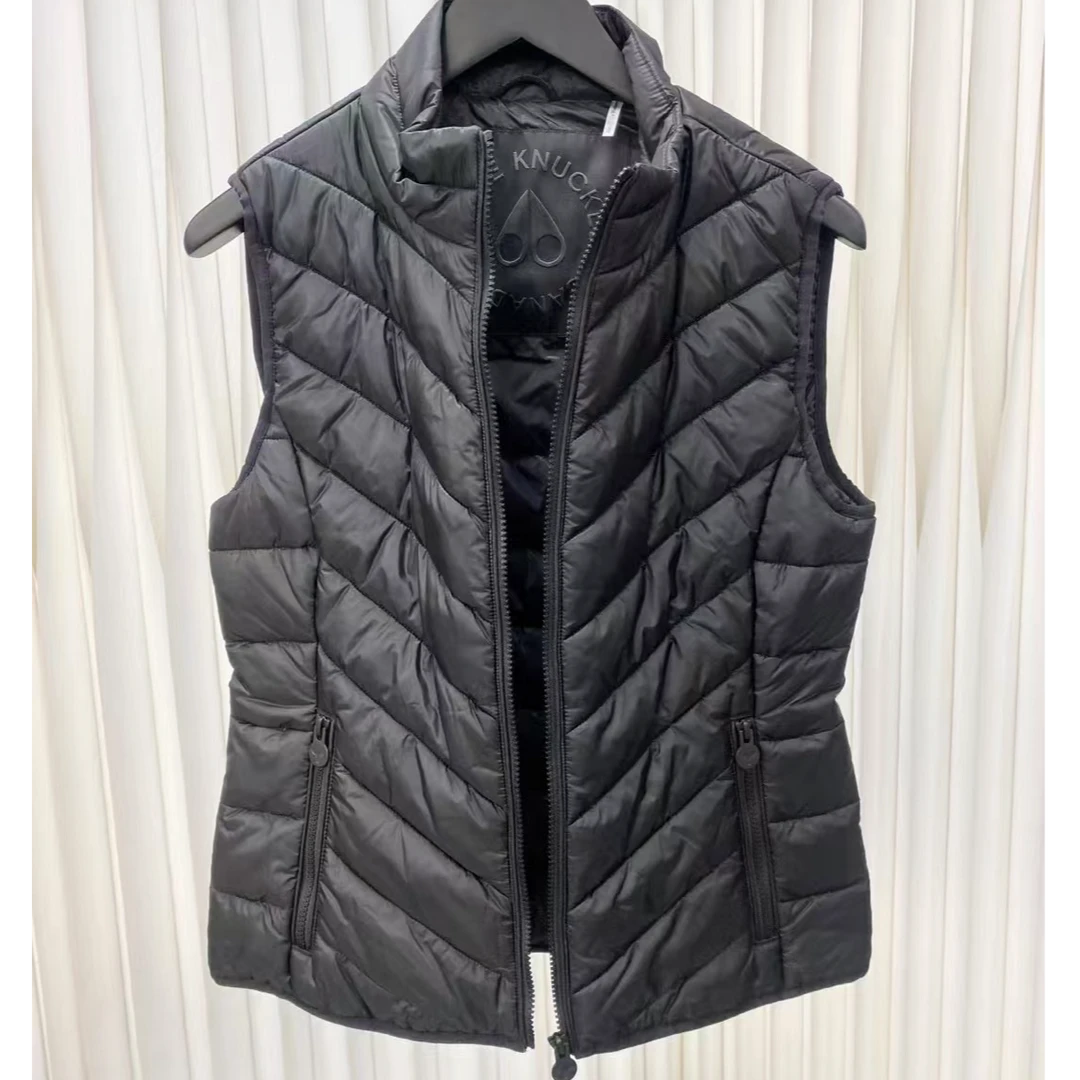 全新/Moose Knuckles/剪刀/葡萄籽奢潮/羽绒服马甲/L码