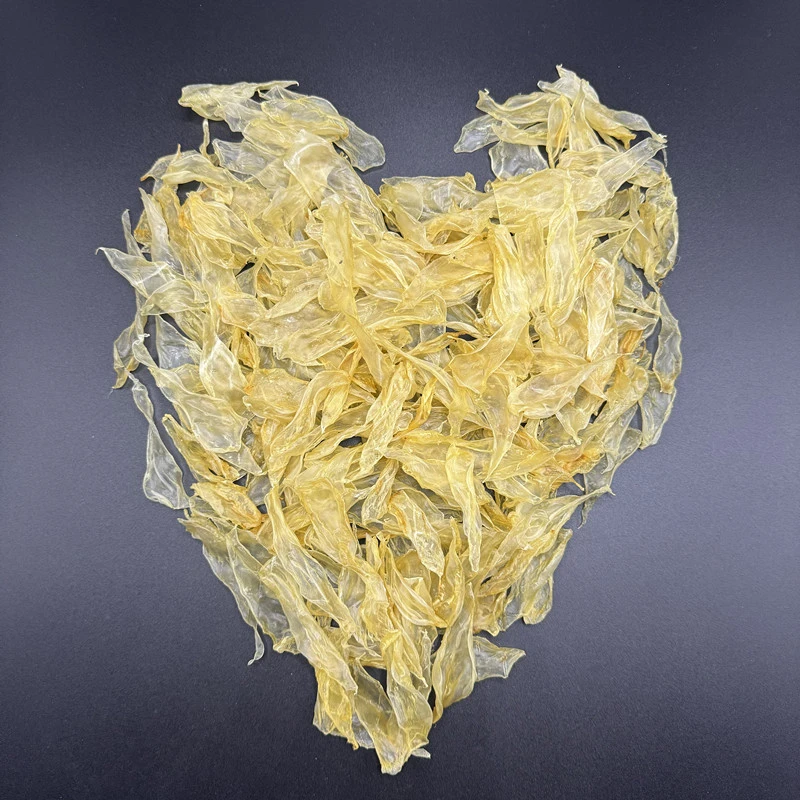 竹叶胶鱼鳔老人孩子换季鱼胶花胶食用胶质炖煮肉质饱满干净