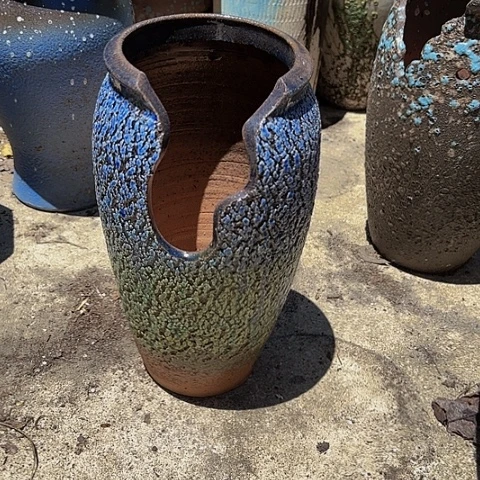 红陶20CM（含）-50CM（不含）爆裂缺口一个