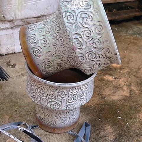 红陶20CM（含）-50CM（不含）玫瑰火锅口径20高度21
