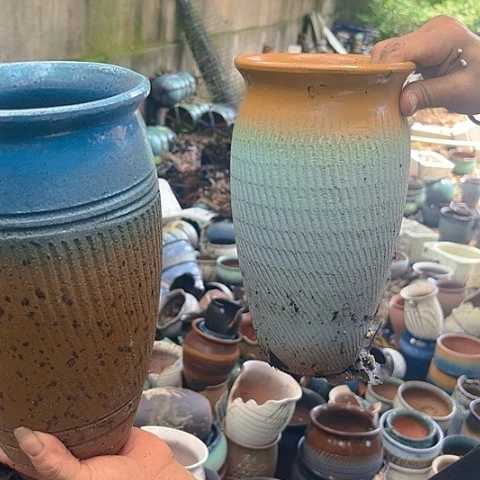 红陶20CM（含）-50CM（不含）两个口径14高度26