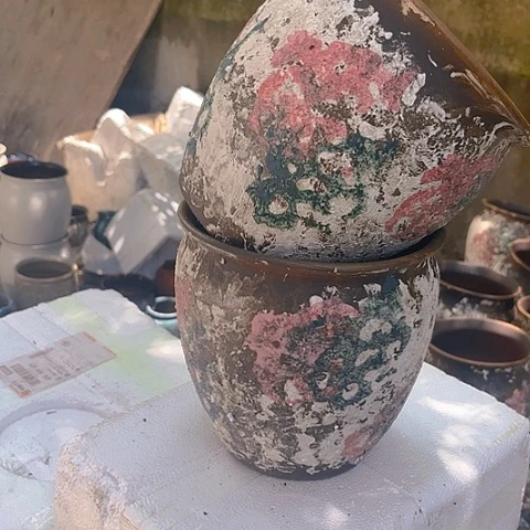红陶20CM（含）-50CM（不含）油画口径20高度20
