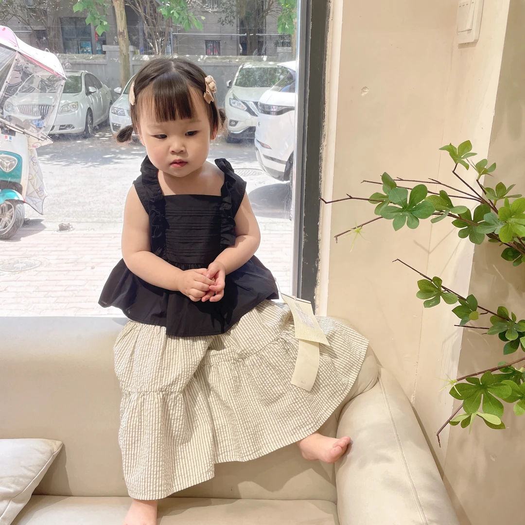 连衣裙儿童女童公主裙宝宝夏季裙子童装洋气女宝韩版甜美露背