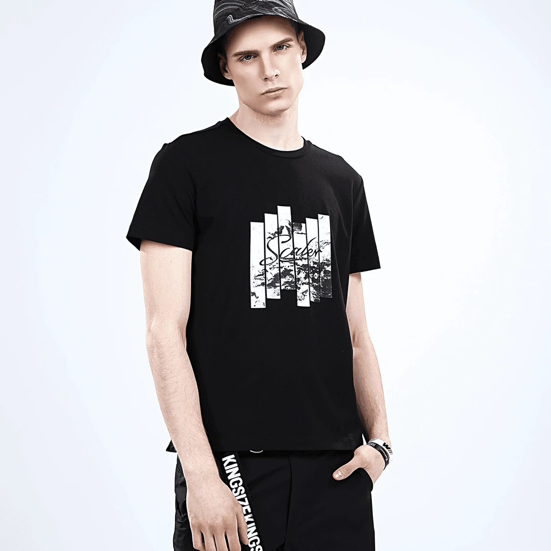 男夏季圆领短袖T恤运动时尚F4010690