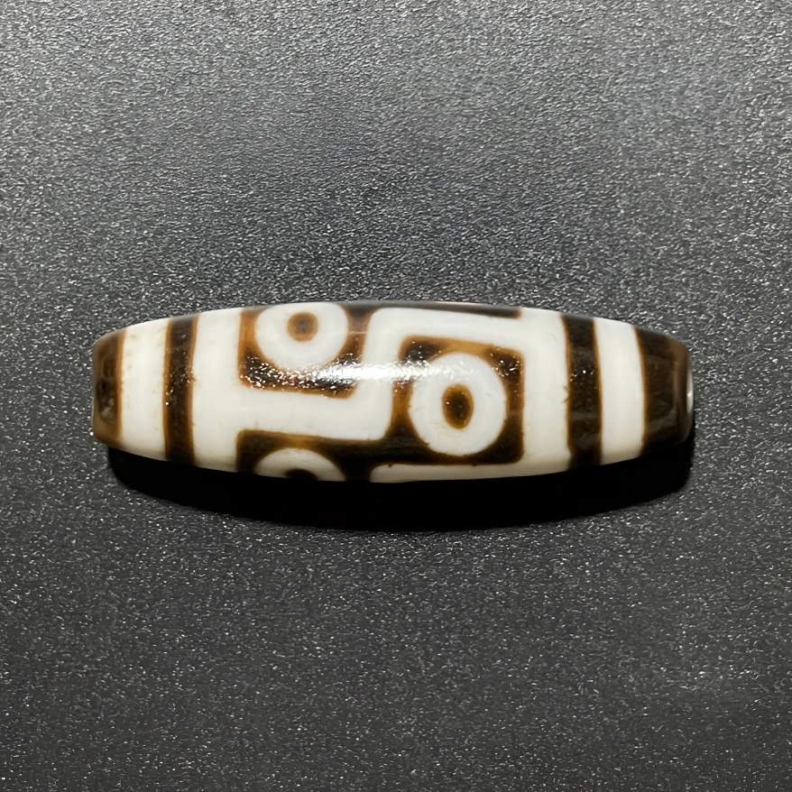 行运正宗页岩精品折线六眼纯手台湾正品台珠天然玛瑙藏式百搭文玩