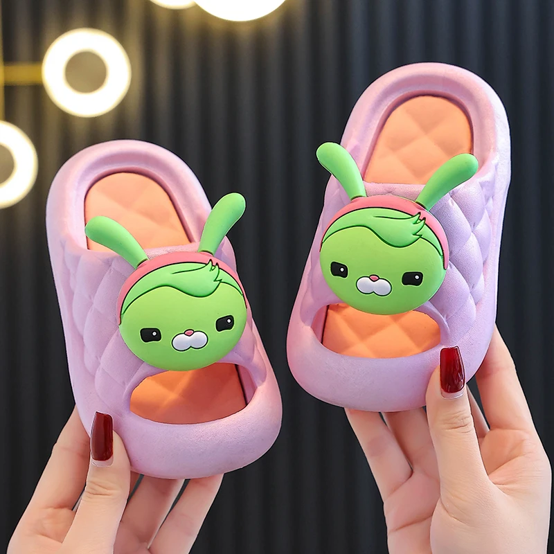 儿童拖鞋女卡通可爱2024新款夏季中小童包头鞋防滑洗澡家用拖鞋