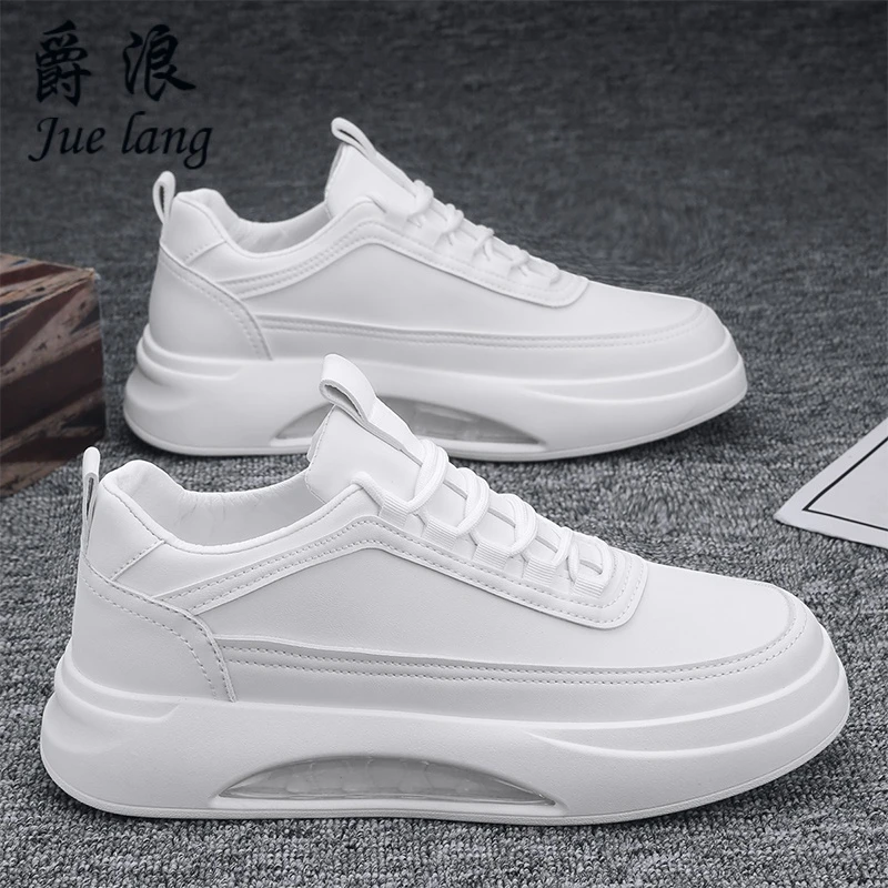 男鞋春季2025新款运动厚底小白鞋子男士耐磨潮鞋低帮百搭休闲板鞋