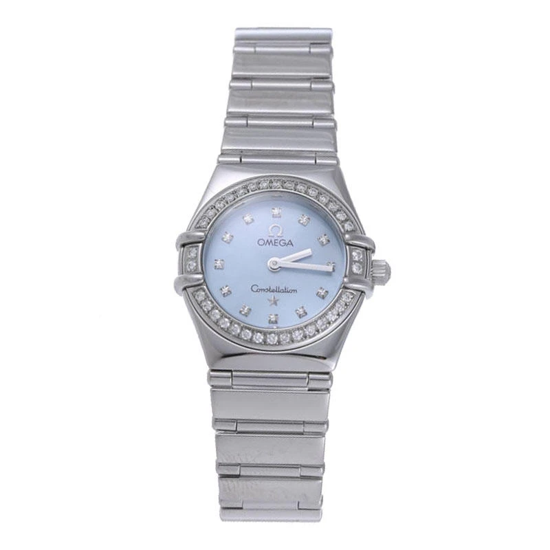 99新 Omega/欧米茄 不点/星座系列/22.5mm/外圈后镶钻