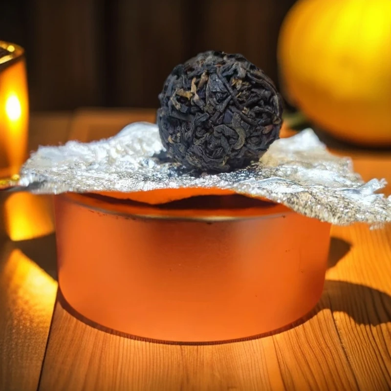 【困鹿山26号】皇家贡茶 皇家茶园 困鹿山 普洱熟茶7g 手工龙珠