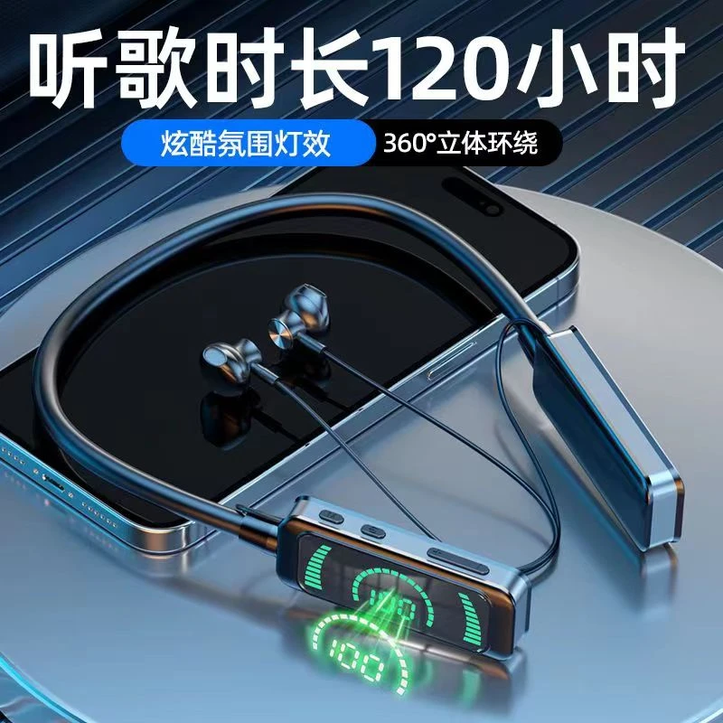 华为适用苹果耳机2023新款蓝牙14挂脖式iPhone专用13pro原装正品