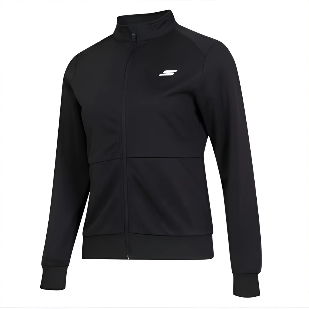 斯凯奇秋冬女款立领吸汗防晒户外休闲跑步运动训练外套P224W162