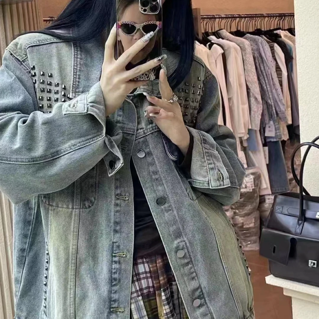 大顺家2024秋冬集合定制款外套高货开衫卫衣黑色牛仔韩版立领