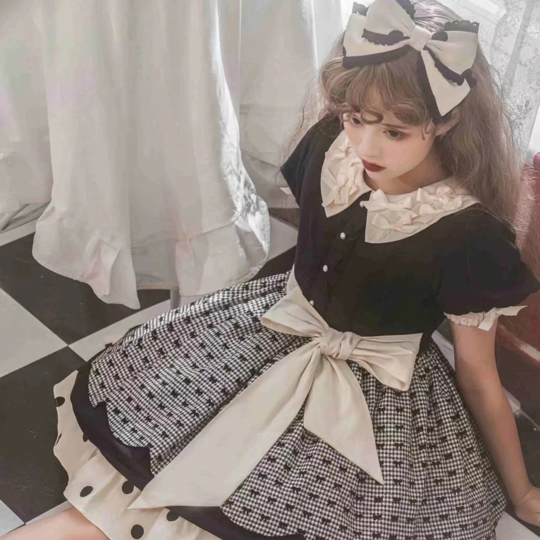 [NAI]-[珍妮的下午茶]桃桃苏打原创设计Lolita高腰doll感op