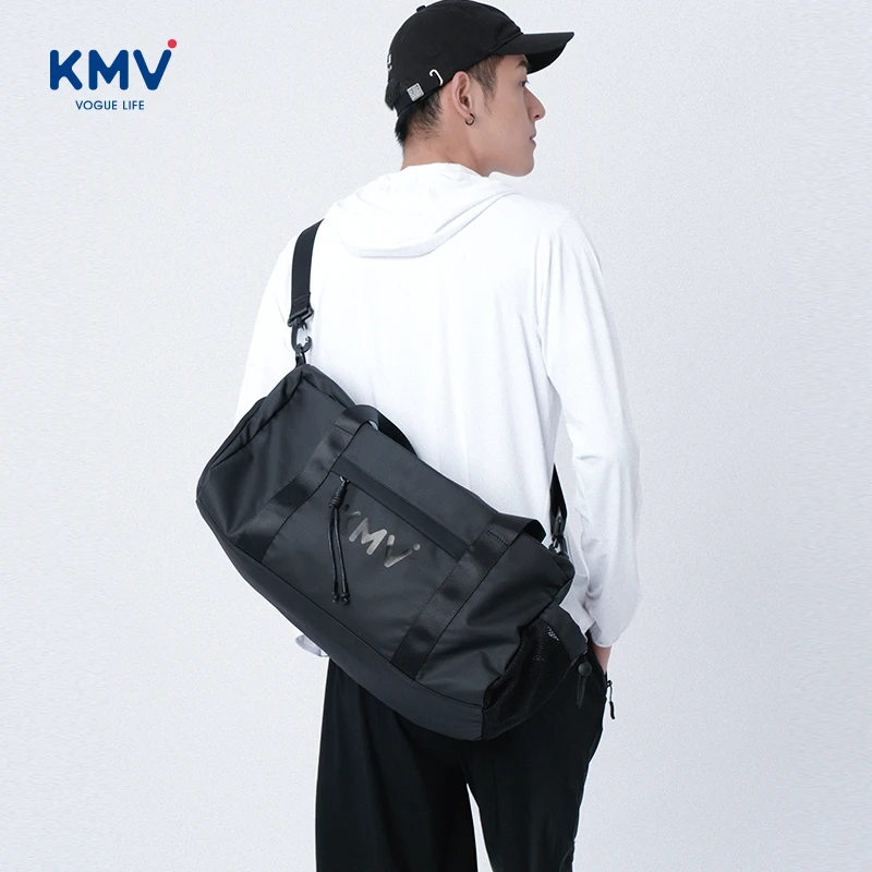 KMV运动健身包干湿分离旅行背包男训练包行李袋大容量单肩斜挎包