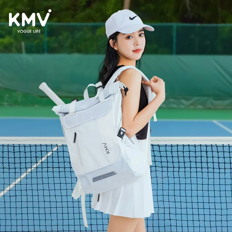 KMV羽毛球包系列运动网球包双肩背包男女训练学生书包大容量背包