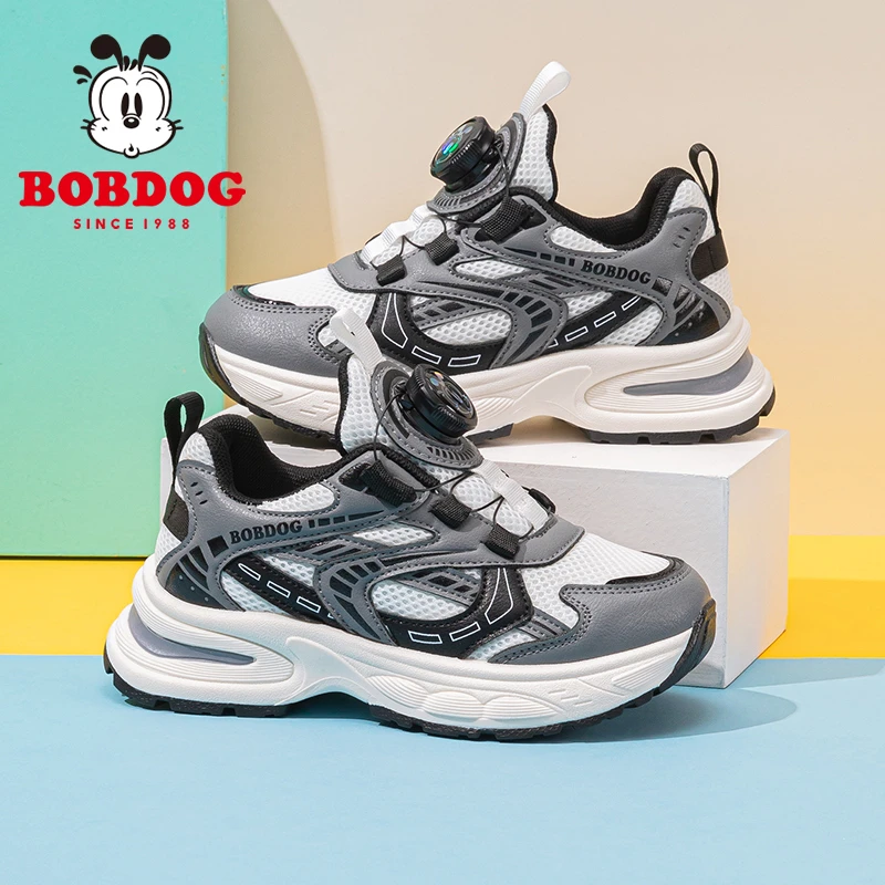 巴布豆儿童鞋2024春秋新款防滑耐磨男孩休闲鞋酷炫减震男童跑步鞋