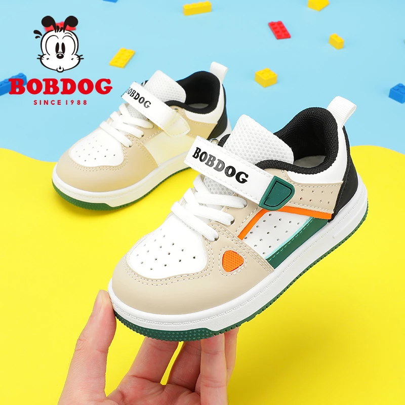 巴布豆儿童鞋男童宝宝鞋2024春秋款软底男孩一岁婴儿软底学步鞋女