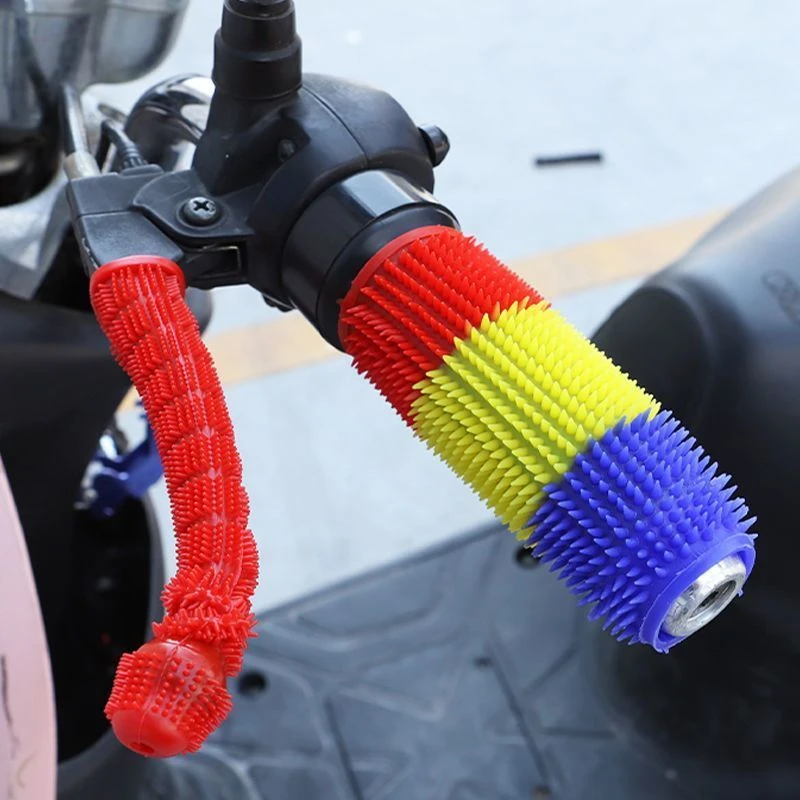 摩托车把手套电动车手把套吸汗防滑橡胶套踏板车改装油门把胶