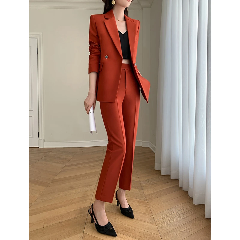 【轻奢高端】秋季西装套装女2025新款时尚气质职业装正装休闲西服