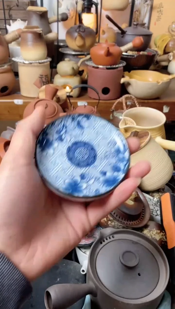 【闪购商品】陶瓷1青花杯垫