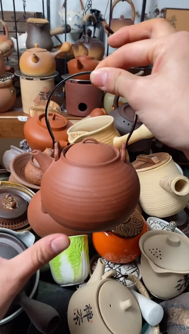 【闪购商品】陶瓷1红泥提梁
