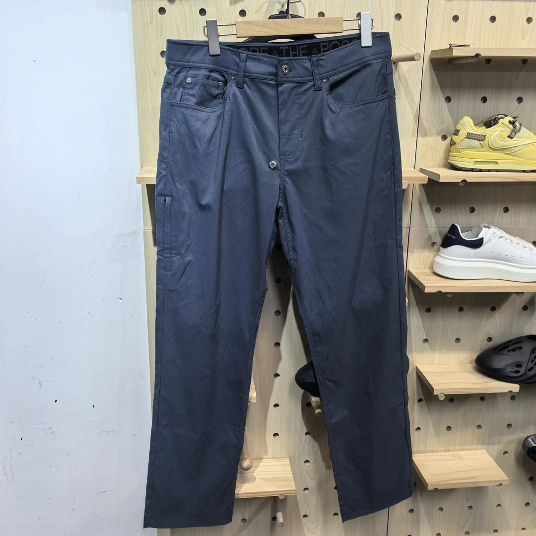 有瑕 介意慎拍 春秋款男士直筒户外高弹力工装款休闲裤速干冲锋裤