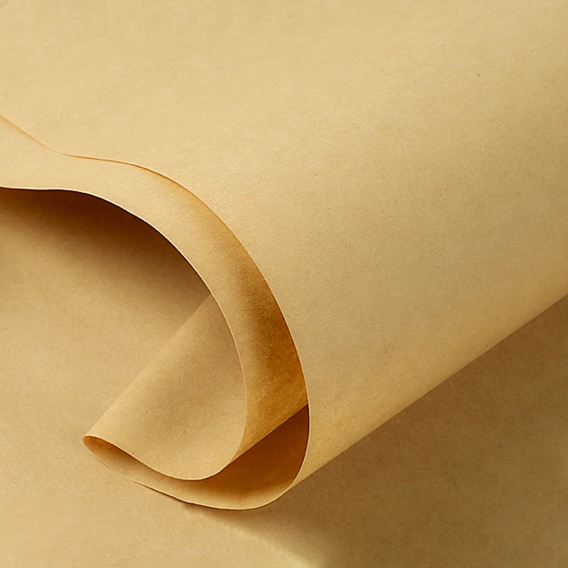 本色牛皮纸鲜花花束包装纸复古礼物资材