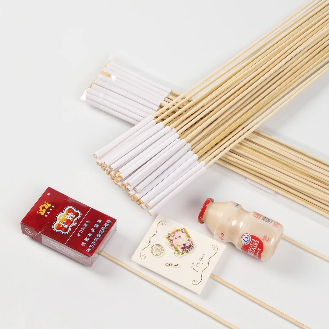 花艺竹签花杆零食棒棒糖花束手工diy包装材料鲜花插花签子