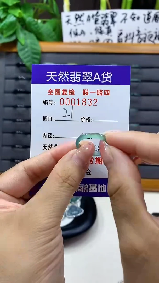 【闪购商品】翡翠戒指未镶嵌1832