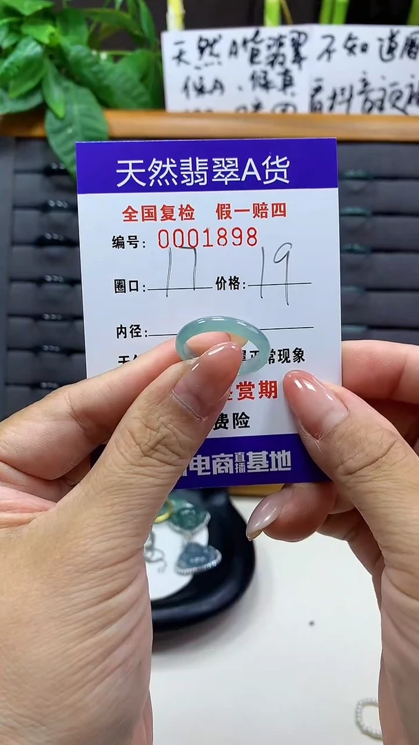【闪购商品】翡翠戒指未镶嵌 1898