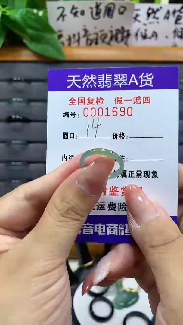 【闪购商品】翡翠戒指未镶嵌1690
