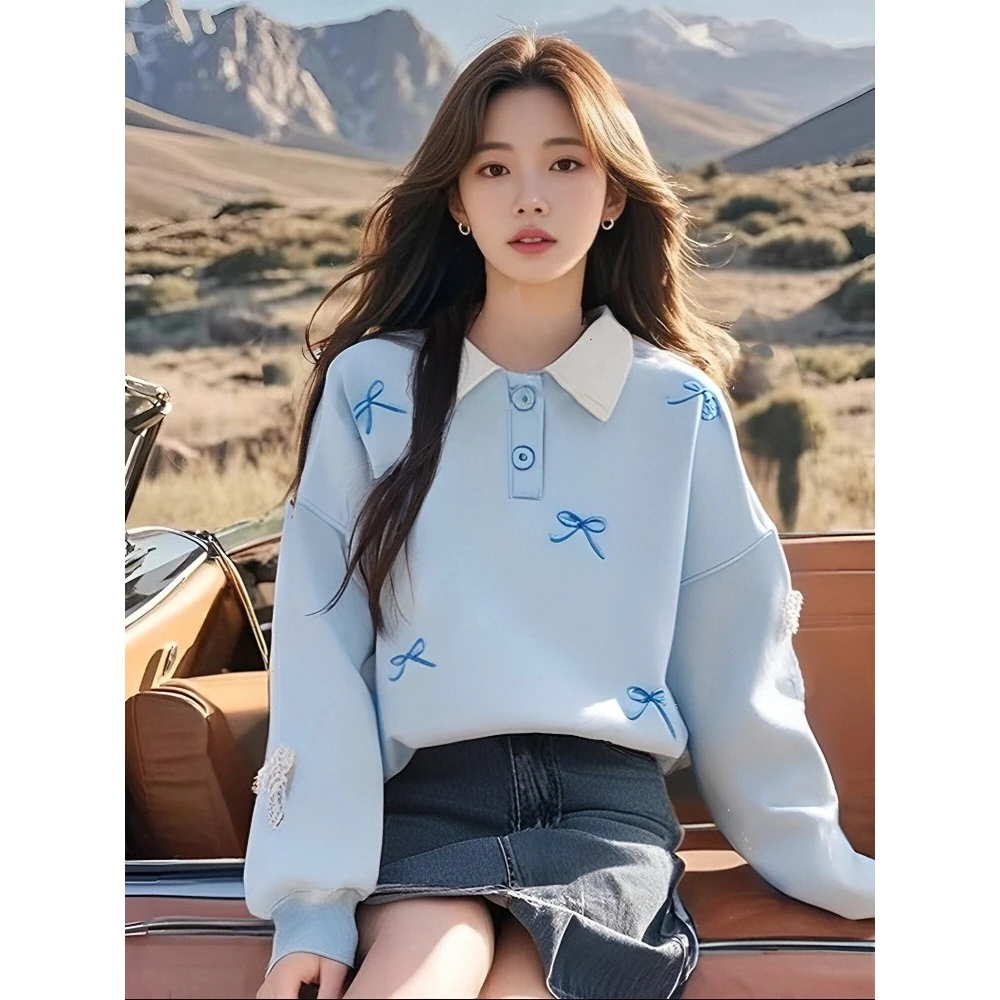 哺乳装春秋外出辣妈款卫衣女2024新款秋季翻领宽松喂奶衣长袖上衣