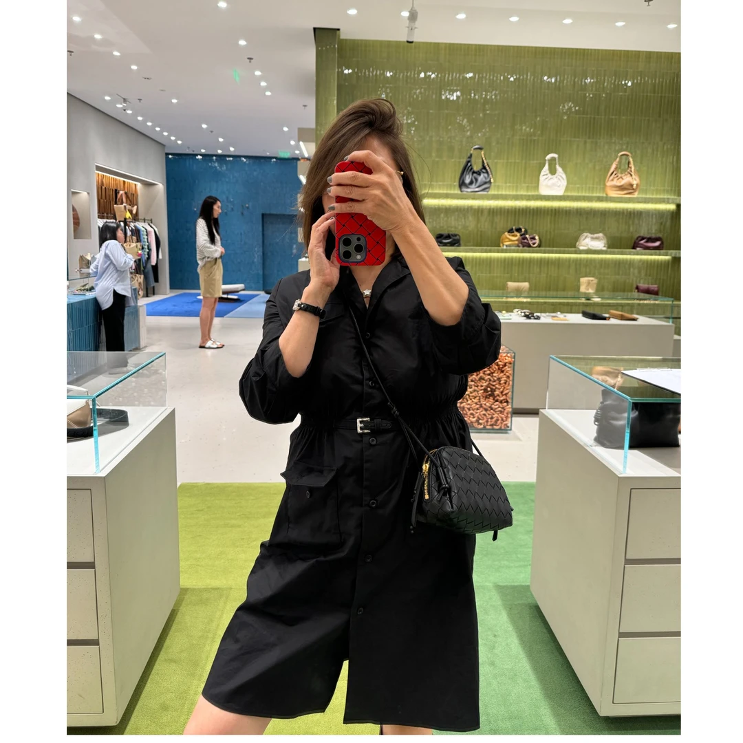 COCOLINDA | 拉达风100棉高级显瘦风衣裙连衣裙 Q1752&Q1752A