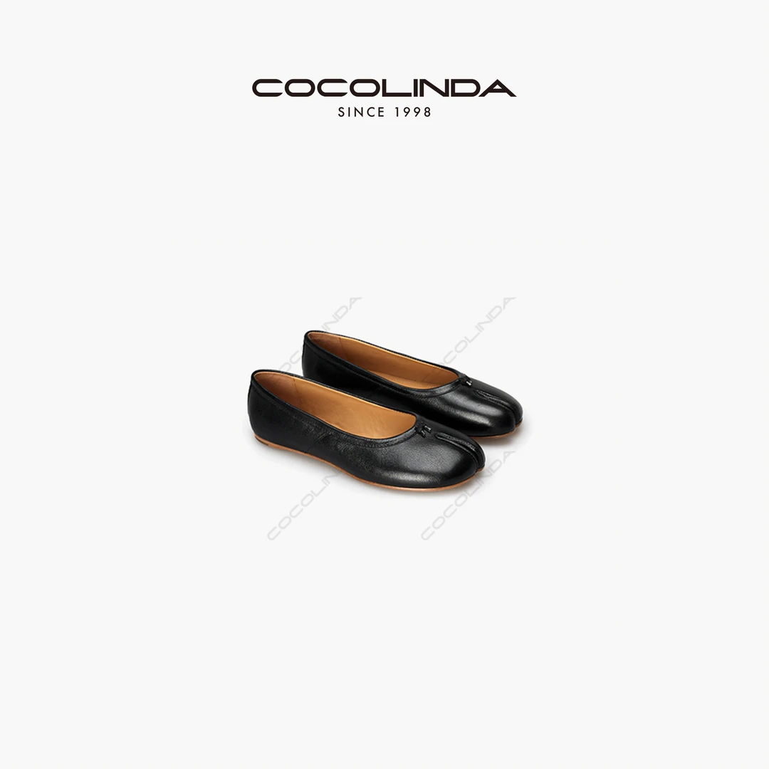 COCOLINDA琳达推荐平跟分趾鞋玛丽珍鞋X1223软底皮鞋舒适