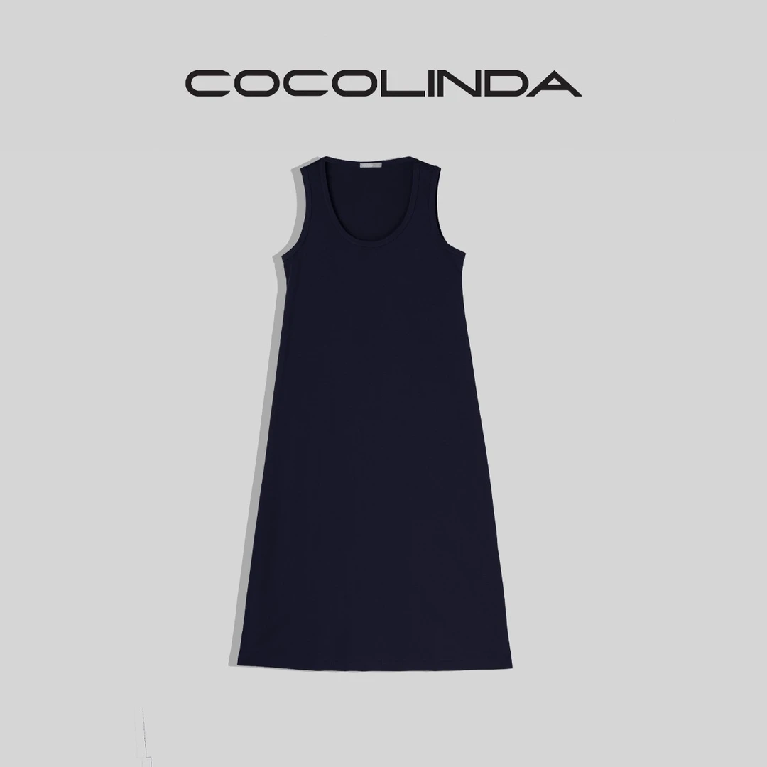 【COCOLINDA/LD】琳达推荐 短款背心连衣裙 Q557显瘦气质时尚休闲