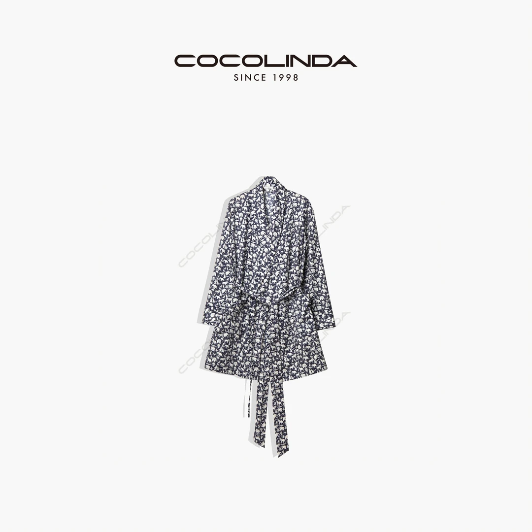 COCOLINDA | 碎花睡衣连衣裙Q444