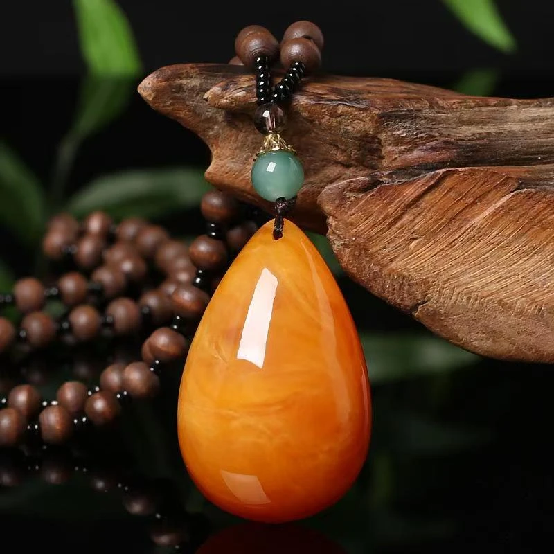 非金属树脂吊坠 高级感民族风吊坠毛衣链项链-凤栖梧