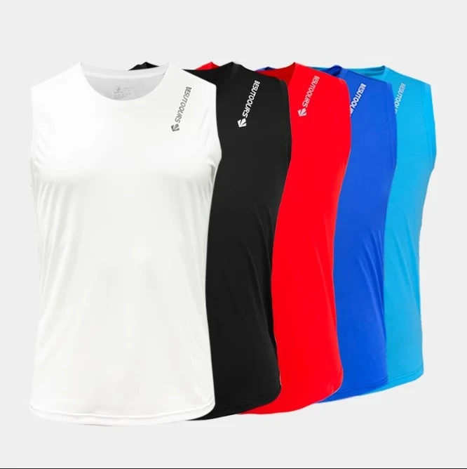 北斯途夏季轻量超薄速干透气男女马拉松健身无袖坎肩反光弹力背心