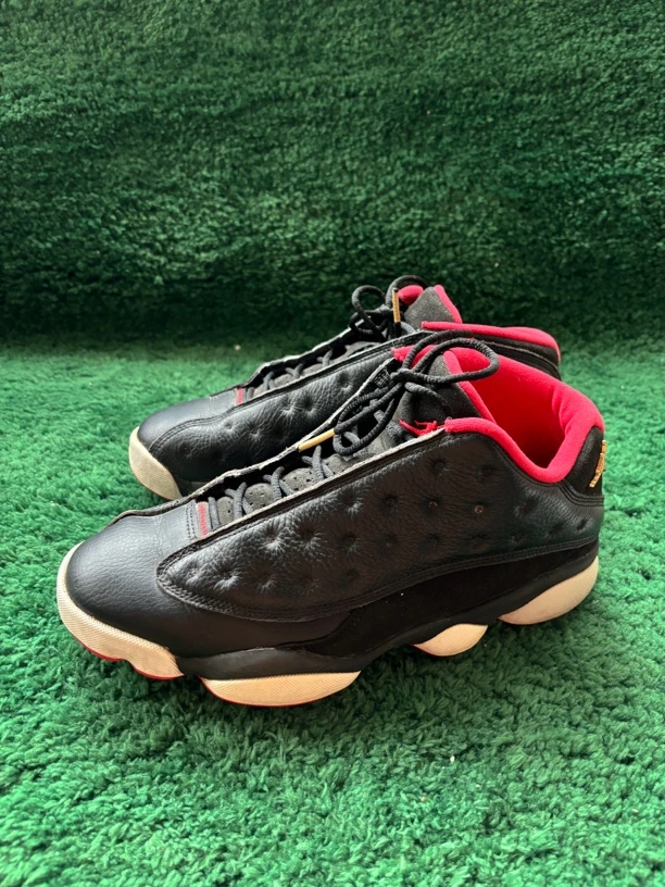 42.5码 aj13 低帮 黑红配色 篮球鞋 中古 无盒 气垫 缓震