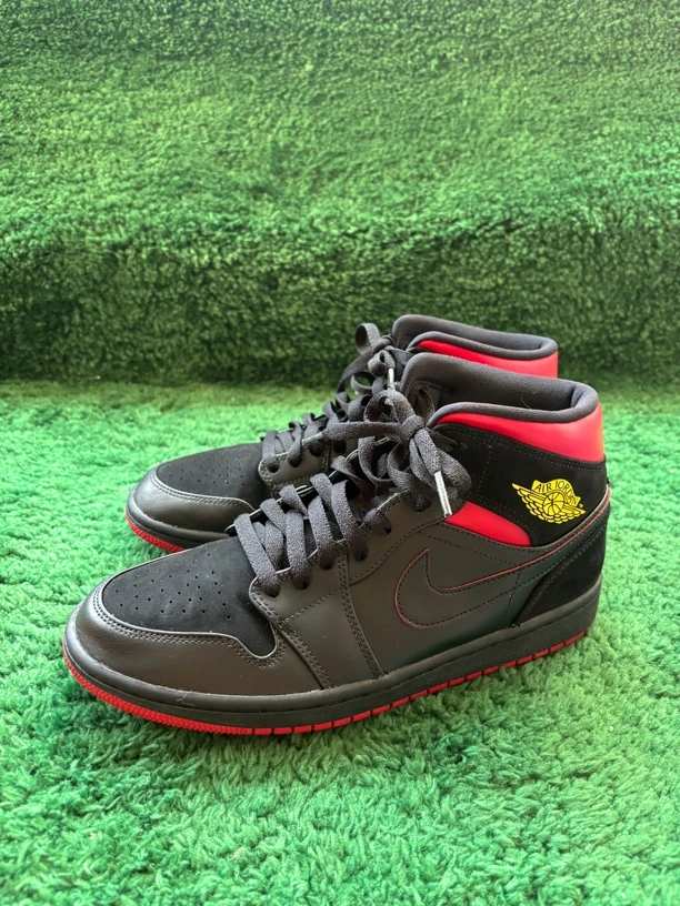 41码 aj1 黑红配色 复古篮球鞋 中古 无盒 板鞋 中帮