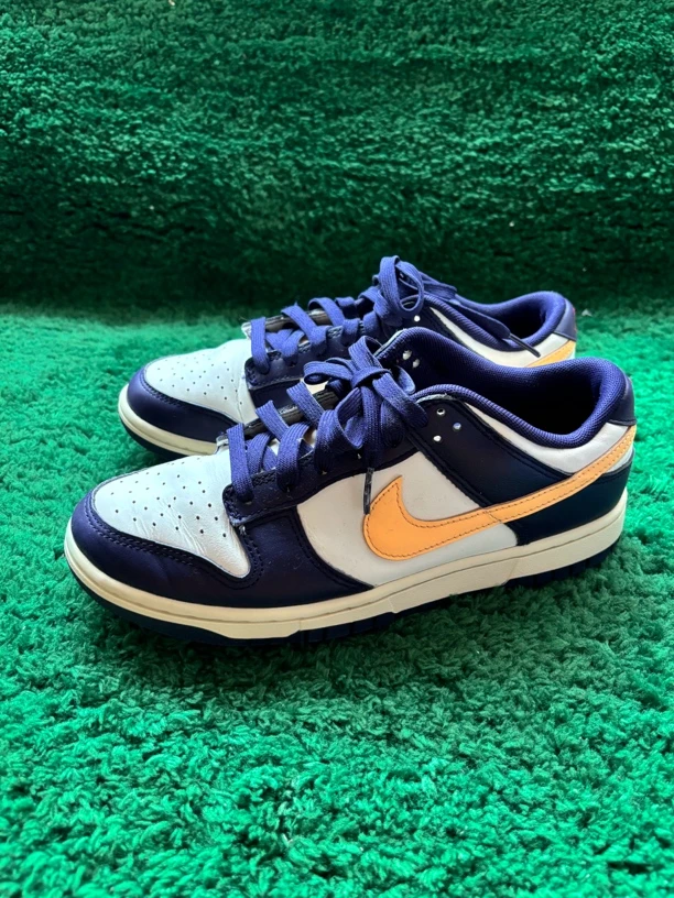 40.5码 dunk low 海军蓝配色 板鞋 低帮 防滑耐磨 无盒 中古