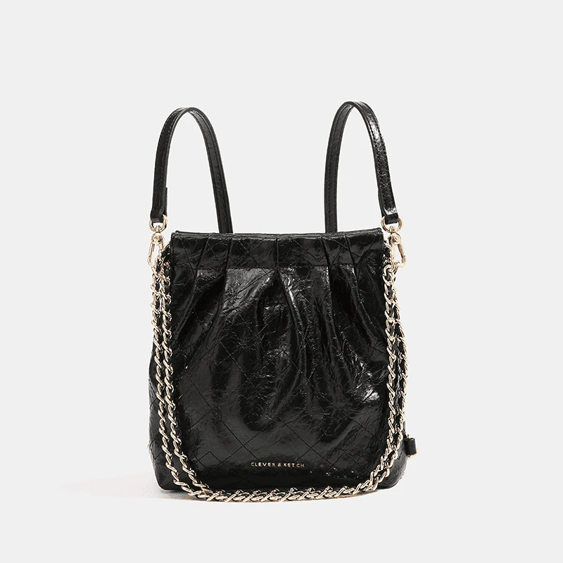 CLEVER24春夏新款迷你流浪包单肩斜挎双肩包百搭包包