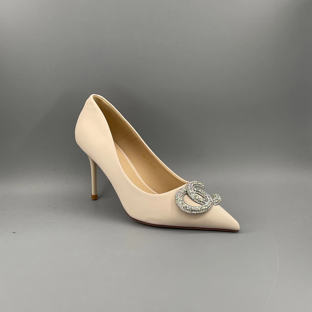 （7.5厘米）698-3米色细高跟