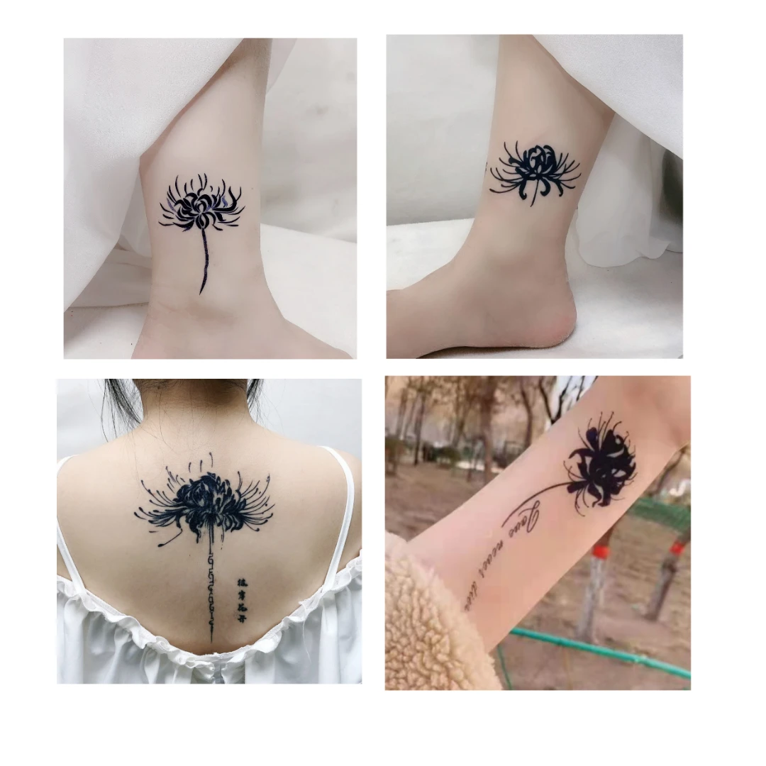 【草本彼岸花贴纸（留言备注编号）】11*18cm  防水，自然  ，简单，实拍