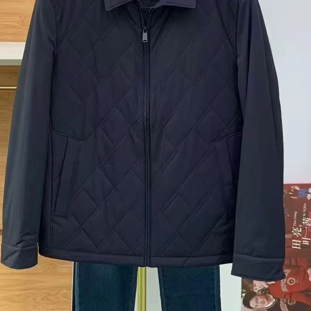 男士罗家蚕宝宝高货面料保暖外套