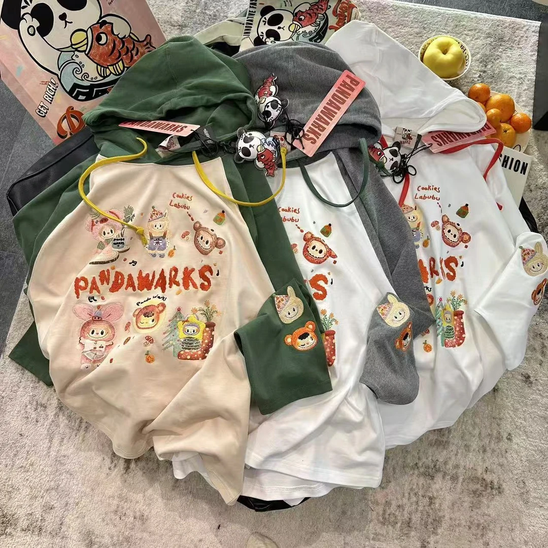 【红人上新】熊猫纸袋  ~圣诞系列啦BUBU~全棉高克重磨毛T恤