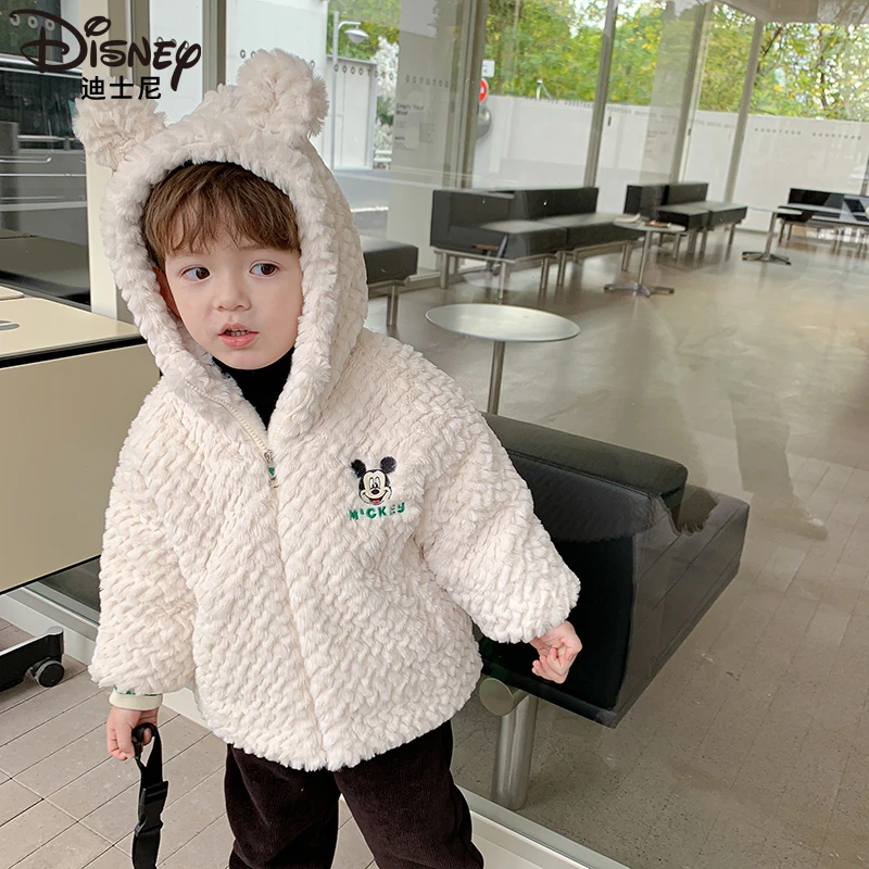 Disney迪士尼儿童冬装新款加绒保暖外套男女宝宝衣服XOW4SW159