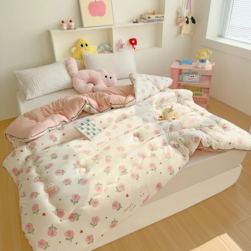 【1.8米】加厚冬被秋冬被春秋被学生宿舍单双人冬被夏被空调被礼品