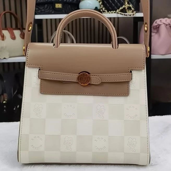 新款棋盘格米奇系列棋盘格包包时尚百搭潮流轻奢秋冬复古肩包小众